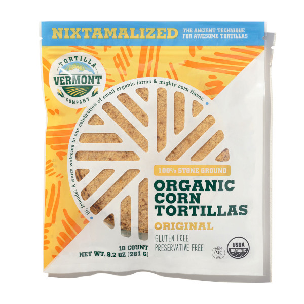 6 inch stone ground organic corn tortillas